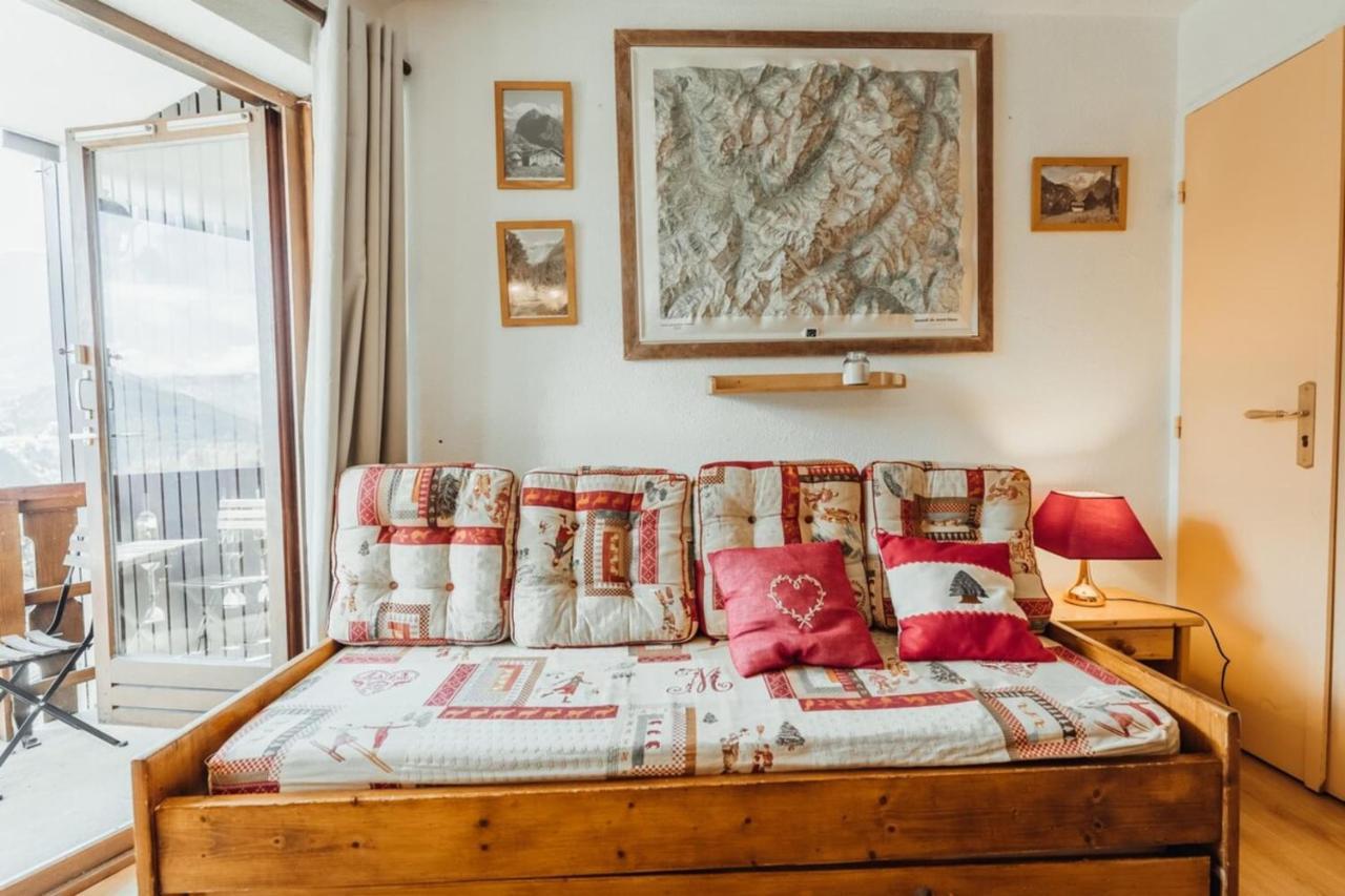 Furnished Studio At The Foot Of The Slopes With A Balcony & Mountains View Daire Saint-Gervais-les-Bains Dış mekan fotoğraf