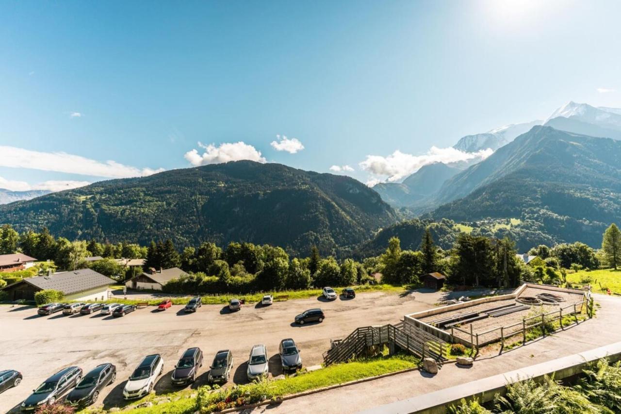 Furnished Studio At The Foot Of The Slopes With A Balcony & Mountains View Daire Saint-Gervais-les-Bains Dış mekan fotoğraf