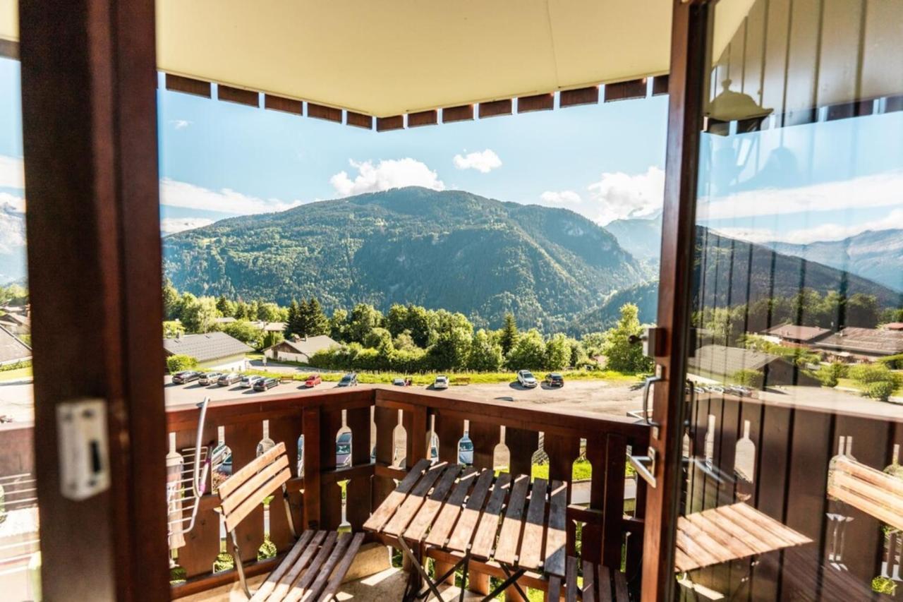 Furnished Studio At The Foot Of The Slopes With A Balcony & Mountains View Daire Saint-Gervais-les-Bains Dış mekan fotoğraf